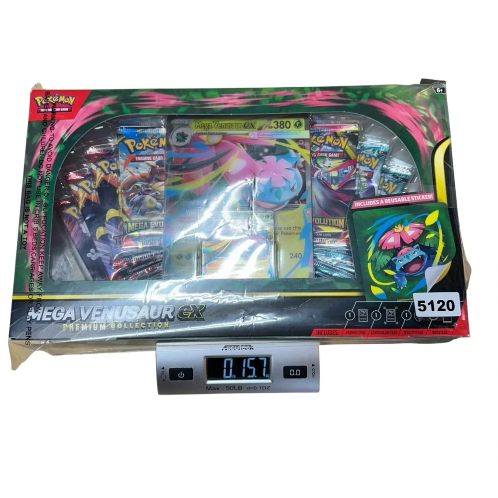 Pokemon Mega Venusaur EX Premium Collection Box Trading Card Game Booster Packs